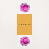 Painted Peony Yoga Mat (Voorkant)
