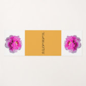 Painted Peony Yoga Mat (Voorkant (horizontaal))