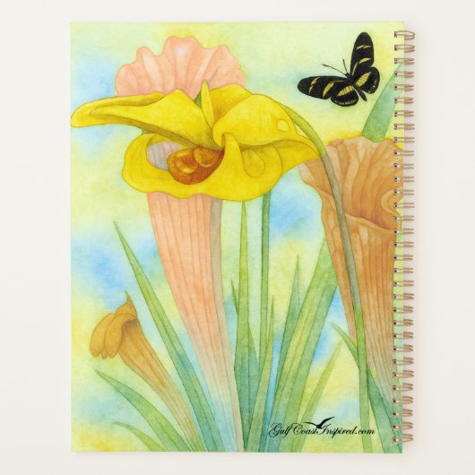 Painted Petals Collection - Pitcher Plant Planner (Achterkant)