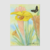 Painted Petals Pitcher Tissue Paper Tissuepapier (Voorkant)