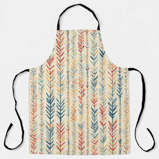 Painted Pine Needle Stripes - Schort