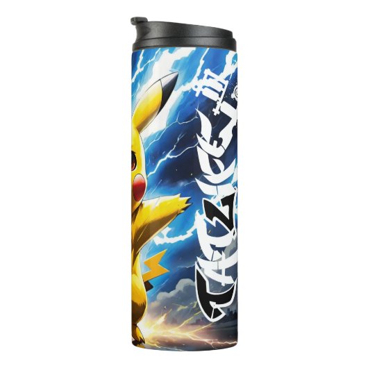 Painted Pokémon Pikachu thermische Mok (Geroteerd rechts)