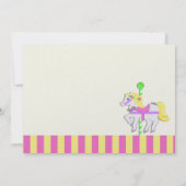 Painted Pony verjaardagsfeestje Kaart (Achterkant)