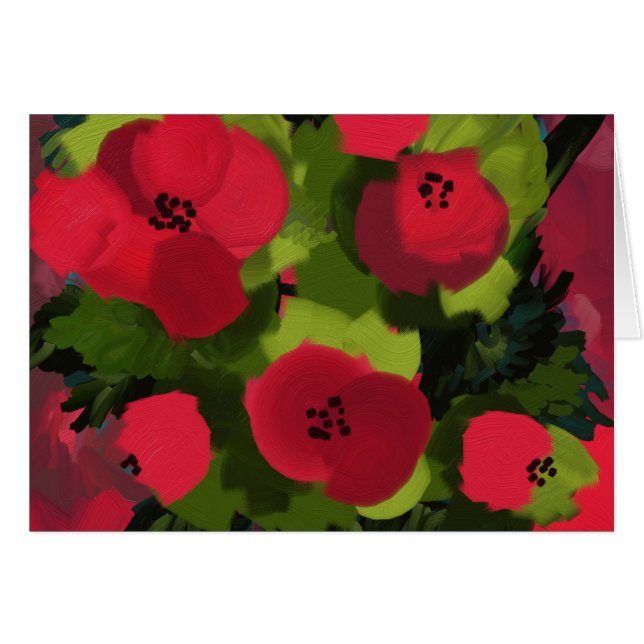 Painted Poppies | Flora Art (Voorkant Horizontaal)