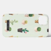 Painted Pots met vetplanten en cactussen Patroon i Case-Mate iPhone Case (Achterkant (horizontaal))