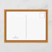 Painted Pumpkin & String Lights Thanksgiving Party Uitnodiging Briefkaart (Achterkant)