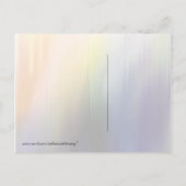 Painted Rainbow Save the Date Wedding Briefkaart (Achterkant)