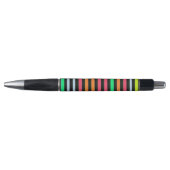 Painted Rainbow Stripes Black Pen (Voorkant)