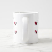 Painted Red Hearts Specialty Jumbo Mok (Achterkant)
