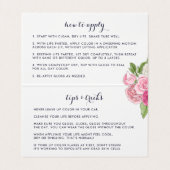 Painted Roos Lip Product Distributeur Tips & Trick Visitekaartje (Binnenkant ongevouwen)