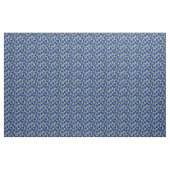 Painted Style Bluebonnet fabric Stof (Yard (91,4 cm))