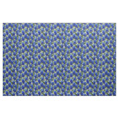 Painted Style Bluebonnet fabric Stof (Fat Quarter)