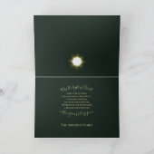 Painted Style kerststal vakantie Kaart (Binnen)