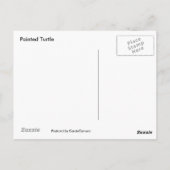 Painted Turtle Briefkaart (Achterkant)