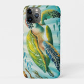 Painted Turtle Case-Mate iPhone Case (Achterkant)