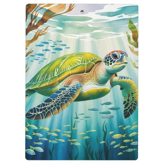 Painted Turtle Klembord (Achterkant)