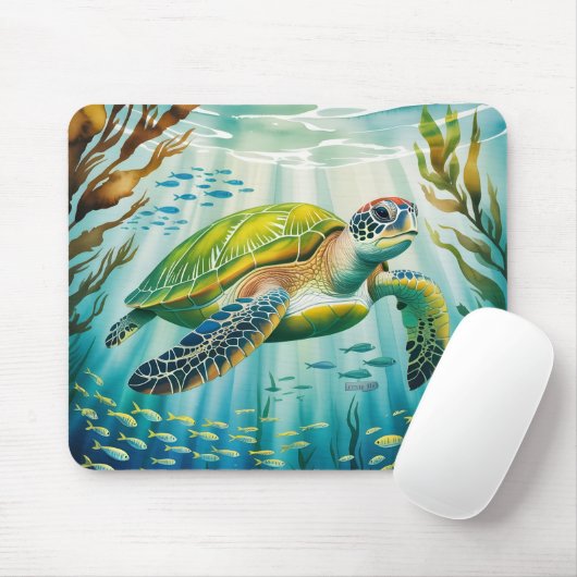 Painted Turtle Muismat (Met muis)