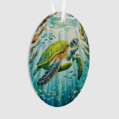 Painted Turtle Ornament (voorkant)