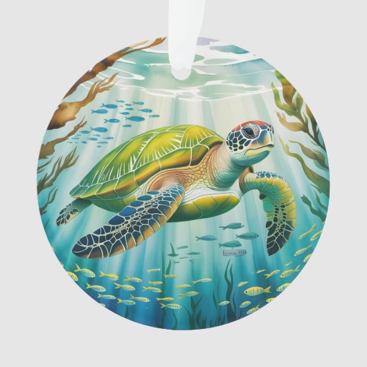 Painted Turtle Ornament (voorkant)