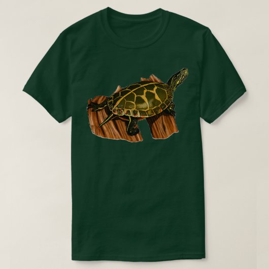 Painted Turtle Turtle Turtle Gift Turtle T-shirt (Design voorkant)