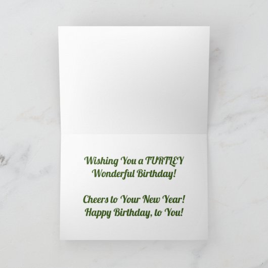 "Painted Turtle"-vogelkaart Kaart (Binnen)