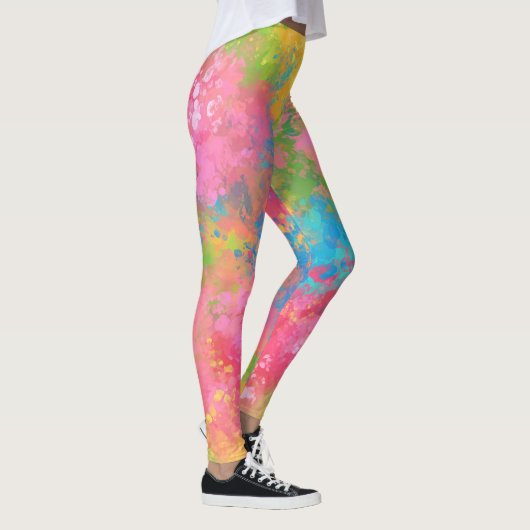 Painted Vibrant Colors Leggings (Rechts)