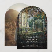 Painted Victoriaans Tuin Romance Vrijgezellenfeest Kaart (Voorkant / Achterkant)