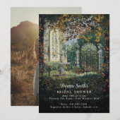 Painted Victoriaans Tuin Romance Vrijgezellenfeest Kaart (Voorkant / Achterkant)