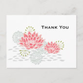 Painted Water lelie - dank u briefkaart (Voorkant)