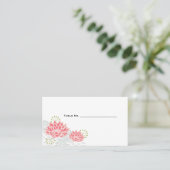 Painted Water Lelies - Tafelnummers set van 100 Plaatskaartje (Staand voorkant)