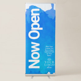 Painted Waterverf nu open voor kleine bedrijven Roll-up Banner