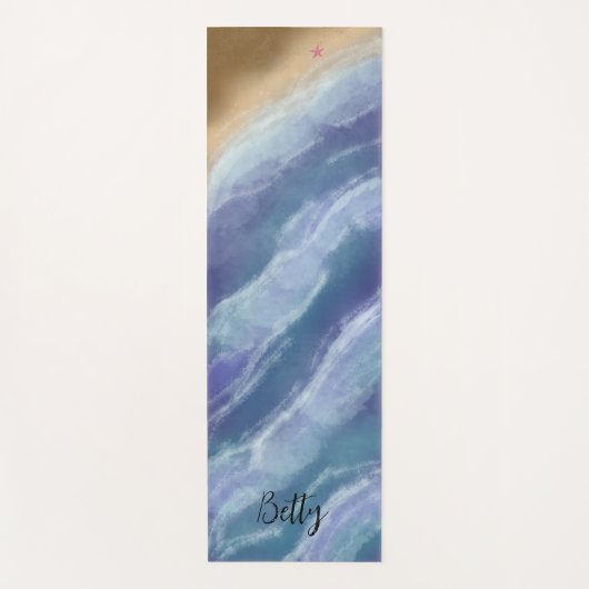 Painted waves Yogamatte Yogamat (Voorkant)