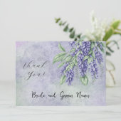 Painted Wisteria Foto toevoegen Dank u Kaarten (Staand voorkant)