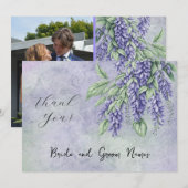 Painted Wisteria Foto toevoegen Dank u Kaarten (Voorkant / Achterkant)