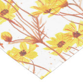 Painted Yellow Daisies Korte Tafelloper (Hoek)