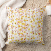 Painted Yellow Daisies Kussen (Deken)