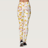 Painted Yellow Daisies Leggings (Achterkant)