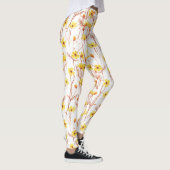 Painted Yellow Daisies Leggings (Rechts)