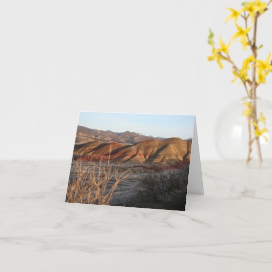 paintedbywinter2 kaart (Gele Bloem)