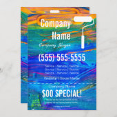 Painter 5x7 brochure kaart (Voorkant / Achterkant)