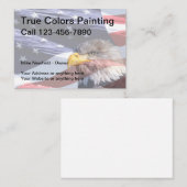Painter Americana Theme Visitekaartje (Voorkant / Achterkant)