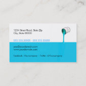 Painter Business Card Visitekaartje (Achterkant)