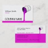 Painter Business Card Visitekaartje (Voorkant / Achterkant)