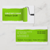 Painter Business Card Visitekaartje (Voorkant / Achterkant)