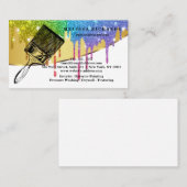 Painter Business Card Visitekaartje (Voorkant / Achterkant)