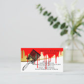 Painter Business Card Visitekaartje (Staand voorkant)