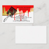 Painter Business Card Visitekaartje (Voorkant / Achterkant)