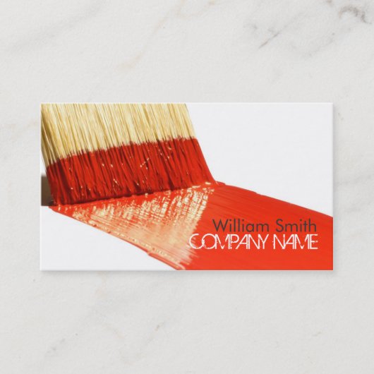 Painter Business Card Visitekaartje (Voorkant)