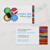 Painter Business Card Visitekaartje (Voorkant / Achterkant)