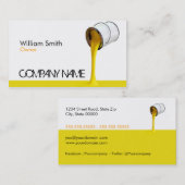Painter Business Card Visitekaartje (Voorkant / Achterkant)